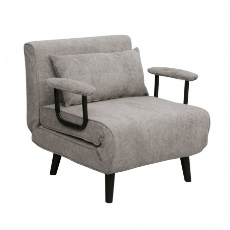 Armchair bed  HANNES 76,5x84xH81cm, grey