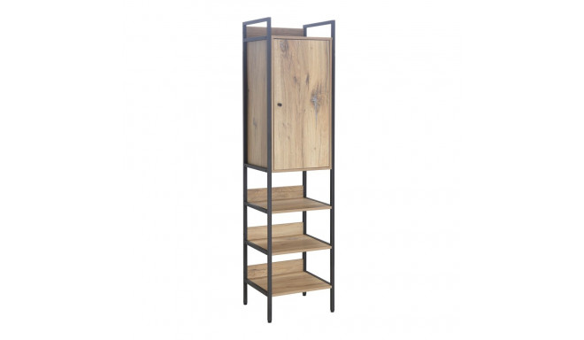 Wine rack HANNES 44x40xH180cm, rustic melamine