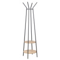 Clothes rack HANNES 48x48xH170cm, rustic melamine