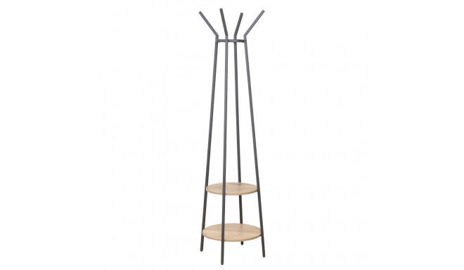 Clothes rack HANNES 48x48xH170cm, rustic melamine