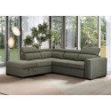 Corner sofa bed ODELIA-2 LC, light green