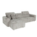 Corner sofa BELISMA LC, grey