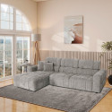 Corner sofa BELISMA LC, grey