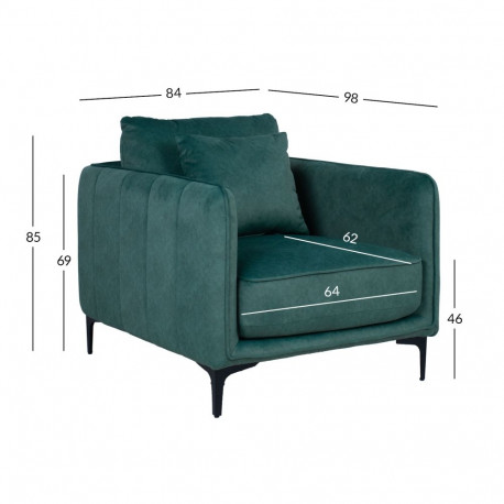 Armchair BIANKA green