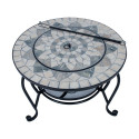 Fire pit MOSAIC 60x60xH45cm, beige
