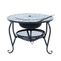 Fire pit MOSAIC 60x60xH45cm, grey