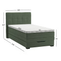 Kontinentaalvoodi JEEP 90x200cm, roheline
