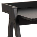 Kirjutuslaud MISO, 126x51xH80cm, must tamm