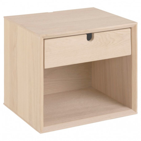 Nightstand CENTURY 37x32xH33cm, light oak