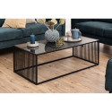 Diivanilaud STRINGTON 120x60xH40cm, must