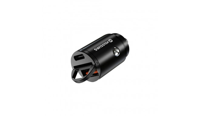 Autolaadija Swissten USB-C / USB-A 30W