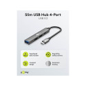 USB jagaja GOOBAY USB-C - 1 x USB-C / 3 x USB-A (USB3.2)