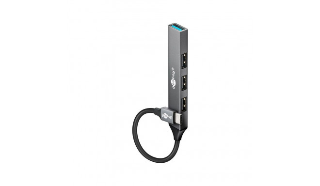 USB jagaja GOOBAY USB-C - 4 x USB-A (USB3.2)