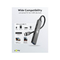 USB jagaja GOOBAY USB-C - 1 x USB-C / 3 x USB-A (USB3.2)