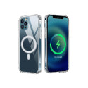 Mobiili tagakaas Setty iPhone 16 Plus Anti Shock Magsafe, läbipaistev