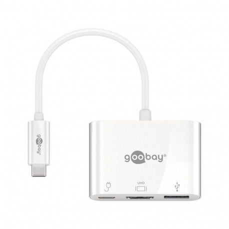 Dokkimisjaam GOOBAY USB-C - HDMI 4K@30Hz / USB-A / USB-C