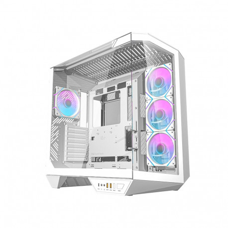 Darkflash DY470 computer case (white) + 4 fans + GPU bracket