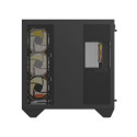 Darkflash DY470 computer case (black) + 4 fans + GPU bracket