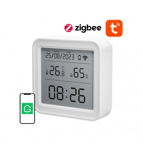Zigbee Gosund ST17 LCD smart temperature and humidity sensor Tuya