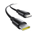 60W Baseus USB-C car charger + Lightning cable (Black)