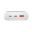 Powerbank Baseus Qpow PRO with Lightning cable, USB-C port and USB 20000mAh, 20W  (White)