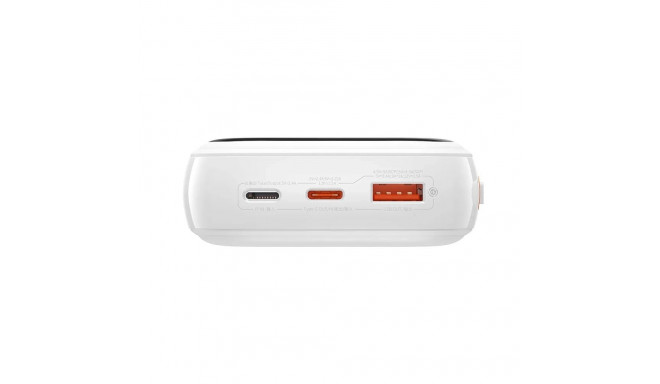 Powerbank Baseus Qpow PRO with Lightning cable, USB-C port and USB 20000mAh, 20W  (White)