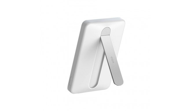 ESR Qi2 MagSlim 5000 mAh magnetic powerbank with stand (white)