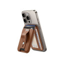 ESR magnetic wallet with stand function (brown)