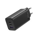 Vention FEDB0-EU 2xUSB-C 1xUSB-A 65W/30W/30W GaN network charger (black)