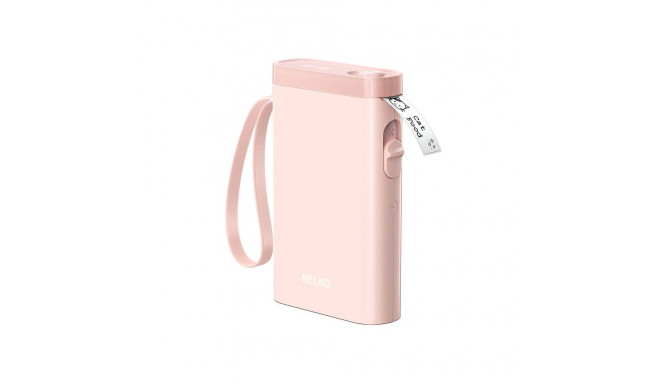 Nelko P21 thermal label printer (pink)