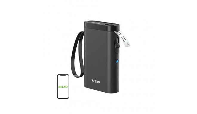 Nelko P21 thermal label printer (black)