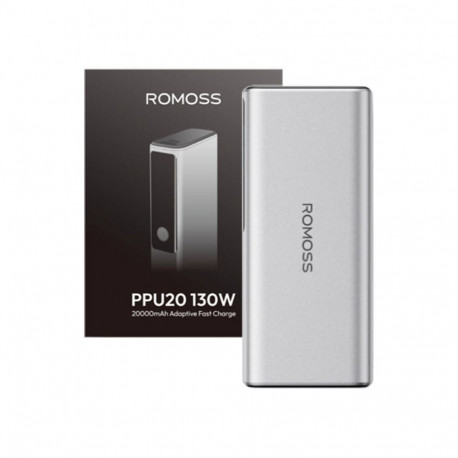 Romoss PPU20 20000mAh 130W Powerbank (silver)