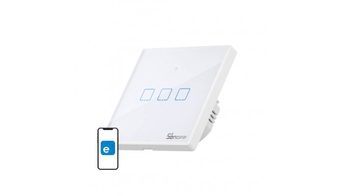 Smart Switch WiFi + RF 433 Sonoff T2 EU TX (3-channel) updated