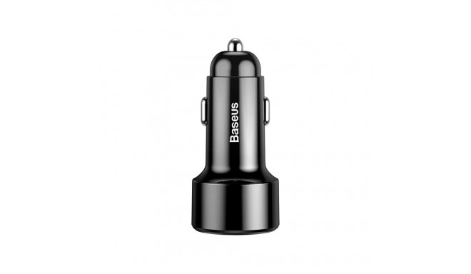 Ładowarka samochodowa Baseus Magic USB + USB-C QC 4.0  PD 45W (czarna)