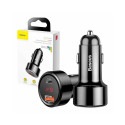 Ładowarka samochodowa Baseus Magic USB + USB-C QC 4.0  PD 45W (czarna)
