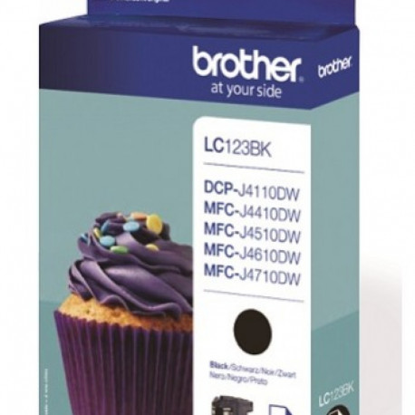 BROTHER LC-123BK TONER BLACK 600P