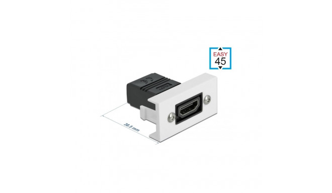 Delock Easy 45 HDMI Module straight 22.5 x 45 mm