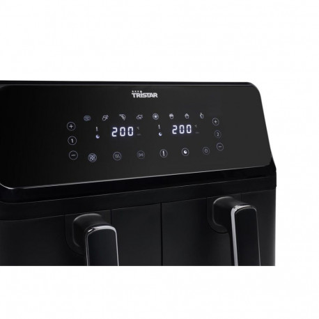 Tristar Double Basket Airfryer | FR-9026 | Power 2700 W | Capacity 8 L | Black