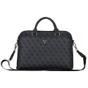 Guess 4G lukuga tasku kolmnurkse logoga 15" must kott