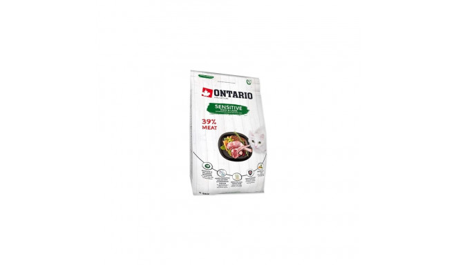 Ontario Cat Sensitive Derma kuivtoit kassidele, 2 kg