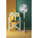 Adler AD 7305 valge põrandaventilaator läbimõõt 40 cm 3 kiirust ostsillatsioon 45 W