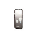 Karl Lagerfeld KLHCP14XTGKCK iPhone 14Pro Max 6.7" kõvakorpus must gradient Ikonik Karl & Choupette