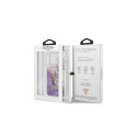 Guess GUHCP13LLFLSU iPhone 13 Pro / 136.1" lilla kõvakaaneline Flower Liquid Glitter