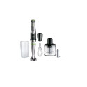 Braun MQ9135XI MultiQuick 9 saumikser 1200 W 3 kiirust must/roostevaba teras