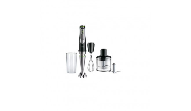Braun MQ9135XI MultiQuick 9 saumikser 1200 W 3 kiirust must/roostevaba teras