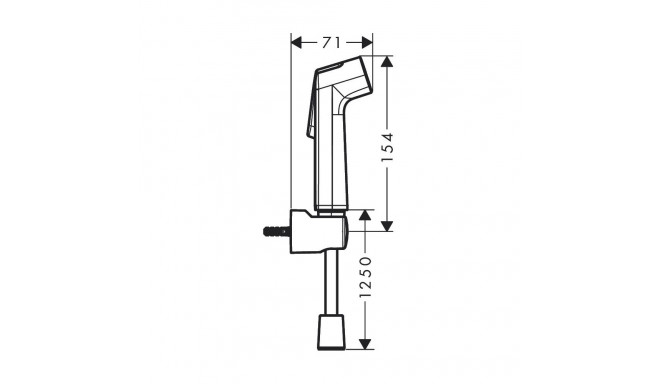 Hansgrohe 29238990 kuldne bideedušš