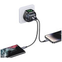 USAMS CC293 T67 20W iWatch Wall Charger 1xUSB-C 1xUSB-A tarnish