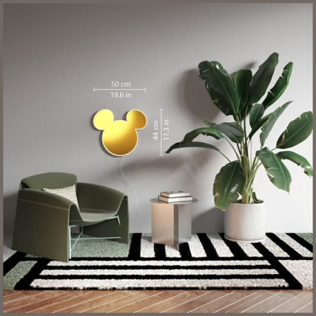 Neon Yellowpop Disney Mickey peegel kuld
