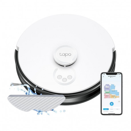 TP-Link Tapo LiDAR LiDAR navigatsiooniga robottolmuimeja ja mop must