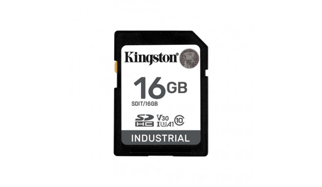 Kingston Industrial SDHC Card 16 GB UHS-I/U3 A1 V30 (SDIT/16GB)